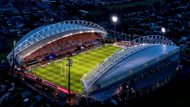A view of Thomond Park ahead of the game 23/1/2021